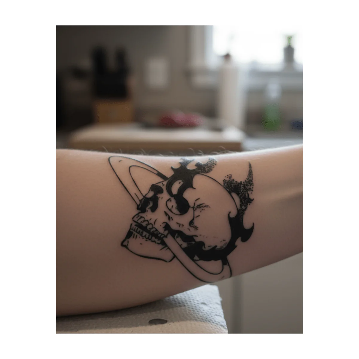 Kosmischer Schädel