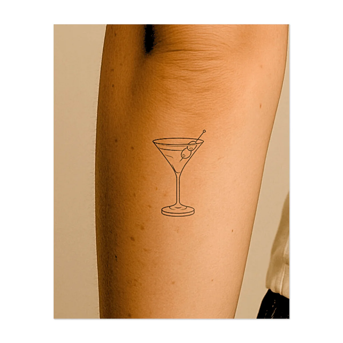Martini-Glas-Umriss
