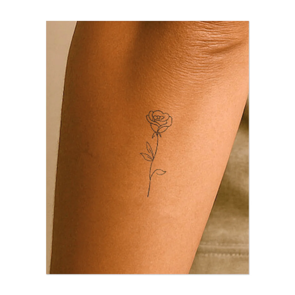 Minimalistische Rose