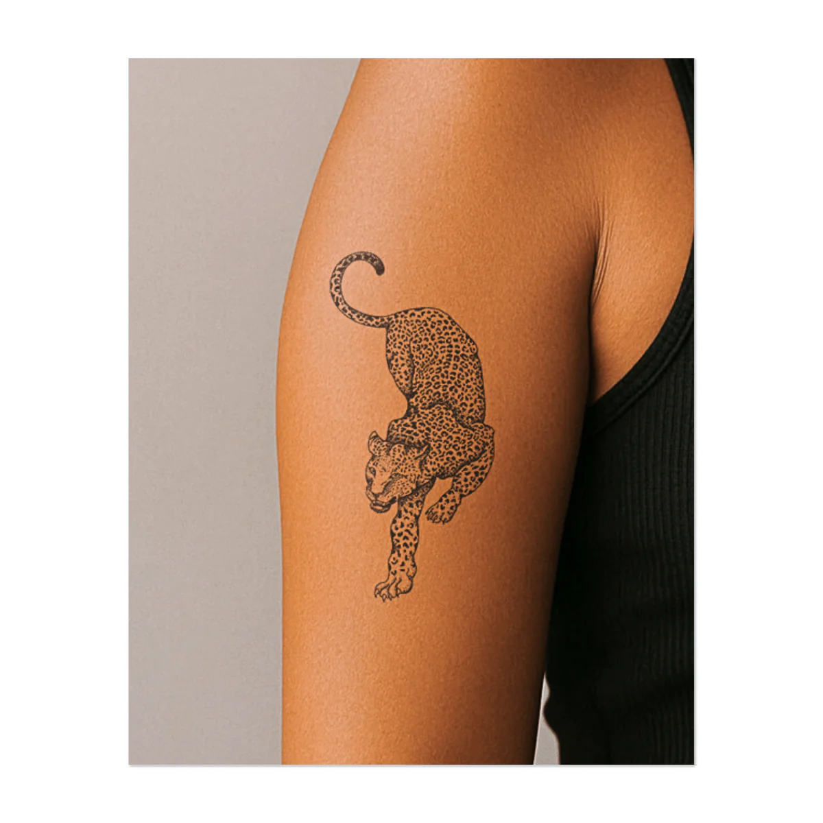 Schleichender Leopard