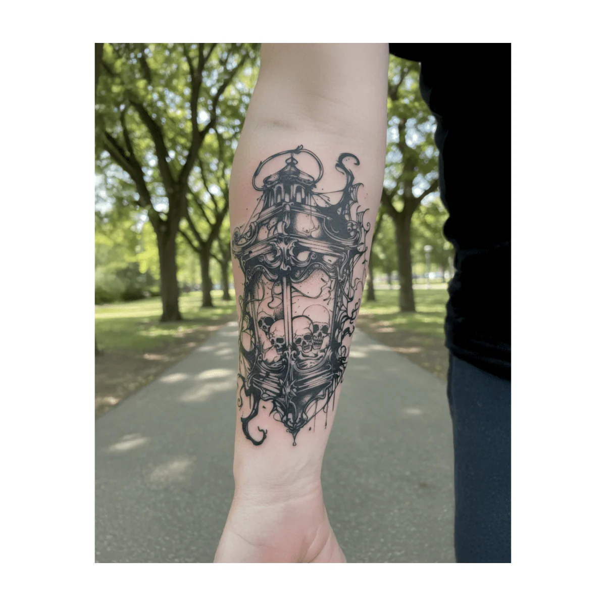 Totenkopf Laterne
