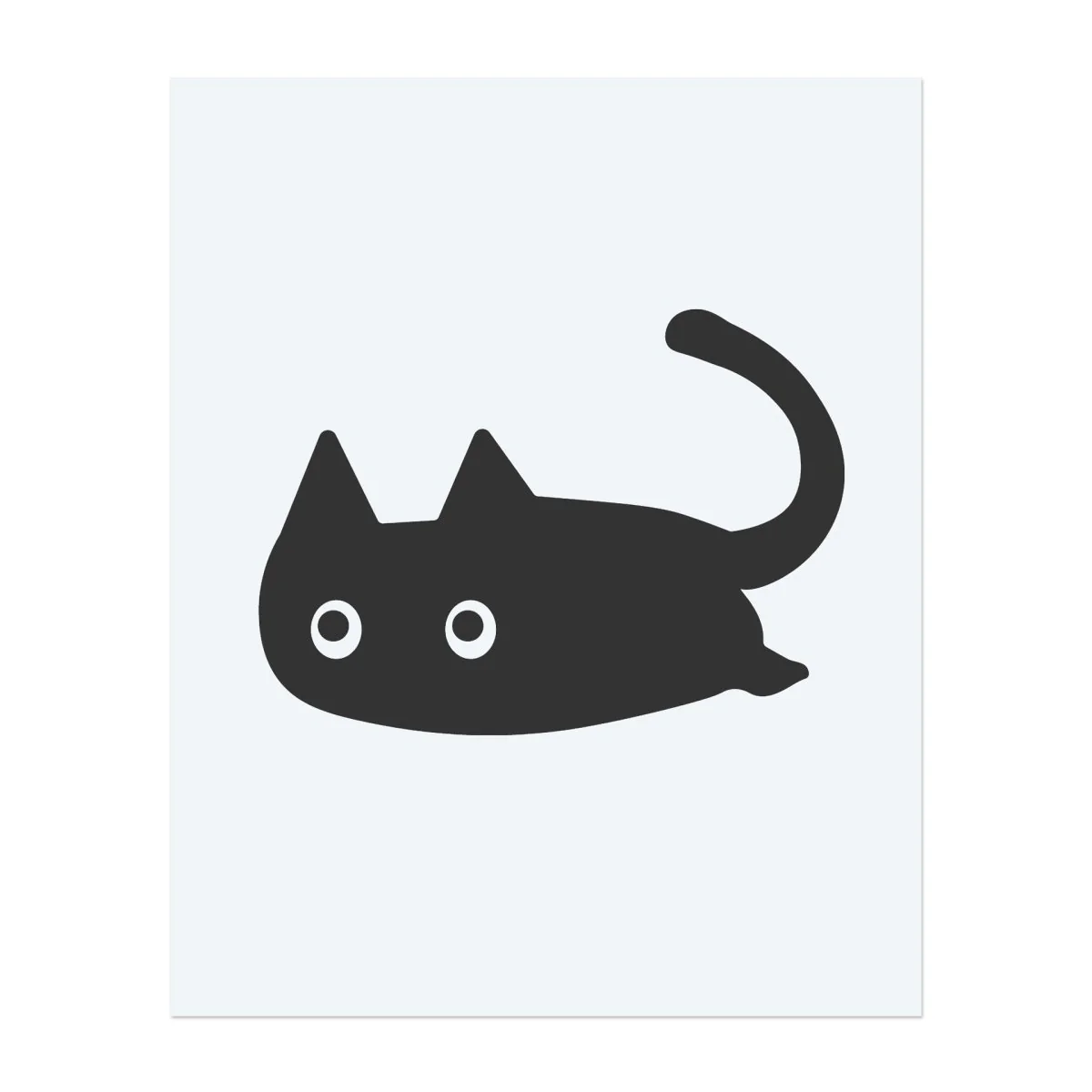 Verspielte Katzensilhouette - Image 2