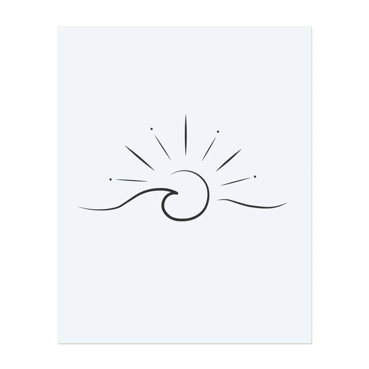 Welle mit Sonnenstrahlen - Image 2